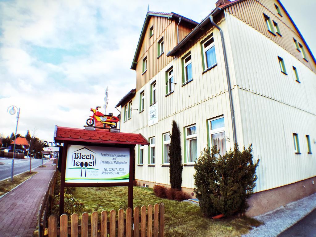 Blechleppel - Die Pension Im Harz Benneckenstein Bagian luar foto